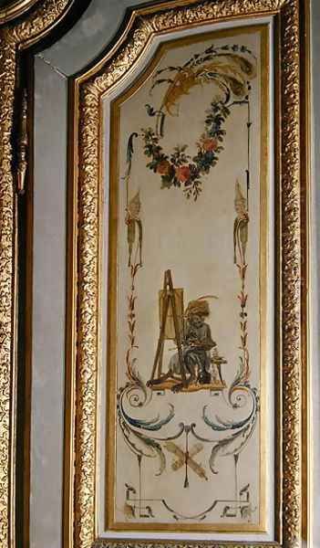 The Monkey Painter from La Grande Singerie - view 1