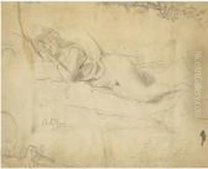 Nudo Di Donna Disteso by Giovanni Boldini