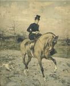 Ritratto Di Alice Regnault A Cavallo, 1963