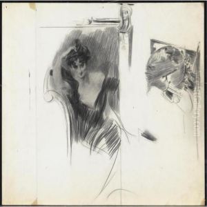 Ritratto Di Madame Veil Picard by Giovanni Boldini