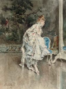 Signora In Abito Impero by Giovanni Boldini
