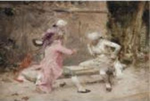 The Chess Players by Giovanni Boldini