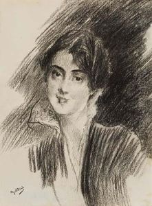Portrait De Femme by Giovanni Boldini