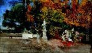 Versailles-allee Des Rois by Giovanni Boldini