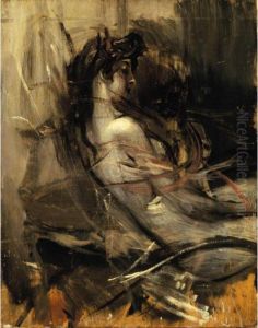 Nudo Seduto by Giovanni Boldini