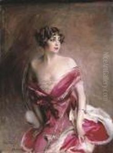 La Dame De Biarritz (mlle. Gillespie) by Giovanni Boldini