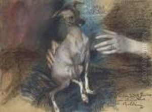 Elegante Au Chien by Giovanni Boldini