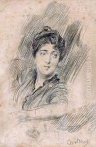 Portrait De Femme by Giovanni Boldini