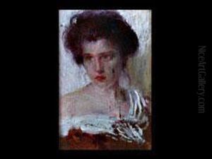 Brustbild Eines Jungen Madchens by Giovanni Boldini