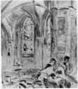 Enfants De Choeur Dans Une Eglise