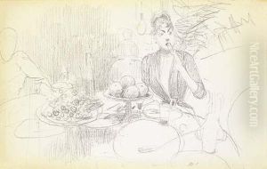 A Colazione by Giovanni Boldini