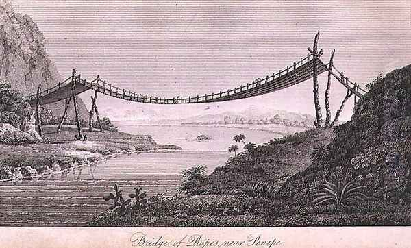 Bridge of Ropes near Penipe - view 1