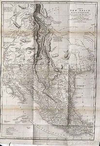 Map of New Spain in 1804 by Humboldt, Friedrich Alexander, Baron von
