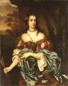 Portrait of a Lady- Queen Catherine of Braganza by Jacob Huysmans