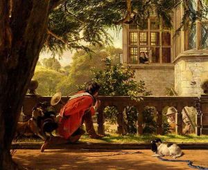 A Hunting Morning by John Callcott Horsley