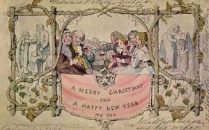 Christmas Card by John Callcott Horsley
