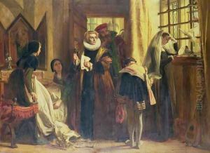 Mary Queen of Scots in Captivity by John Callcott Horsley