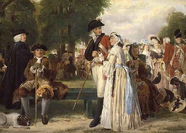 The World Forgetting Sunday Afternoon in Kensington Gardens 1877 - view 1