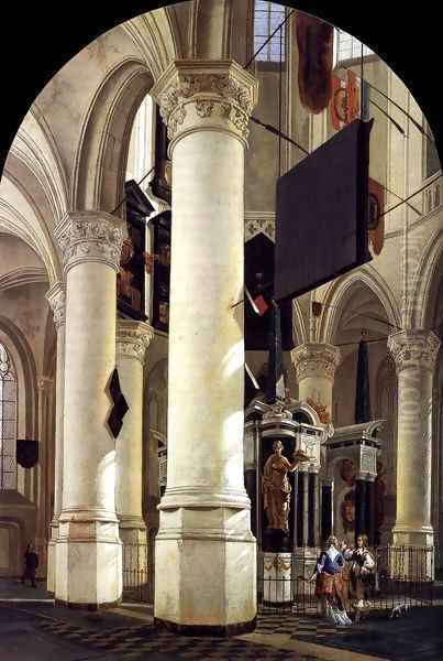 Interior of the Nieuwe Kerk, Delft, with the Tomb of William the Silent - view 1