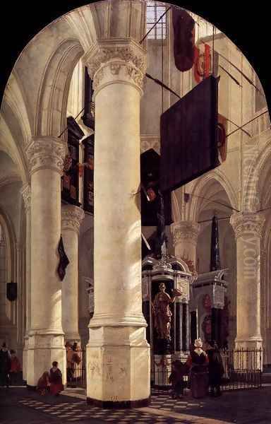 The Nieuwe Kerk in Delft with the Tomb of William the Silent - view 1
