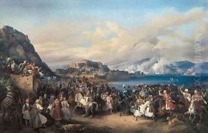 The Entry of King Othon of Greece into Nauplia by Heinrich Maria von Hess