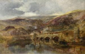 A View Of The Bridge, 
Clwt-y-bont, 
Northwales