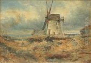 Windmill With Figure Windmill With Figure