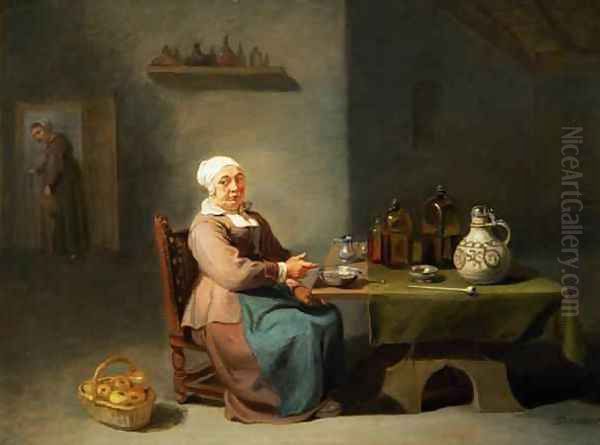 A Woman in a kitchen - view 1