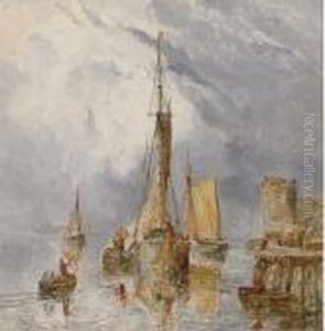 Preparing To Set Sail by William Joseph Caesar Julius Bond
