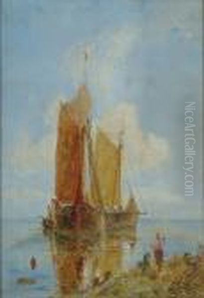 Fishing Boats Off The Coast - view 1