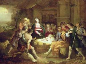 The Adoration of the Shepherds by Willem van, the Elder Herp