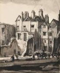 Demolition Of Jack Shepherd's House, Wych Street