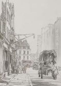 French Street Scene, Rathbone Place French Street Scene, Rathbone Place
