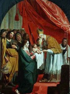 The Presentation in the temple by Willem van, the Elder Herp