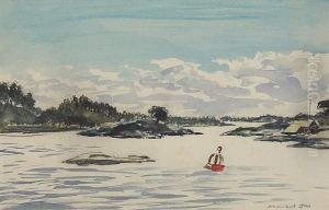 Coast Of Sweden by Muirhead Bone