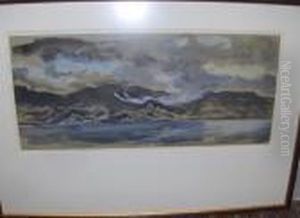Mountain Landscape by Muirhead Bone