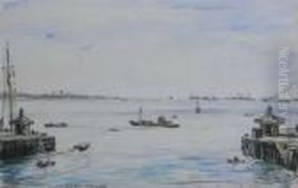 Boats Off Southampton - view 1