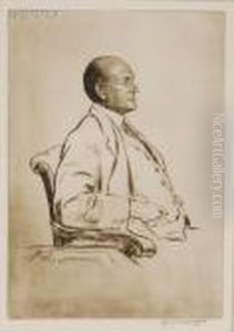 Portrait Of Leonard Gow by Muirhead Bone