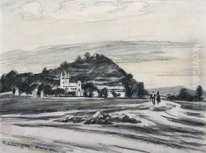 'gerona, Spain' - An Extensive Landscape by Muirhead Bone