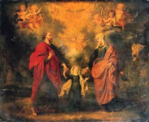 The Return from Egypt 2 by Willem van, the Elder Herp