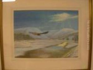 Hills Near Perugia by Muirhead Bone