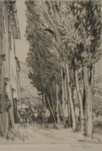A Tuscan Farm by Muirhead Bone