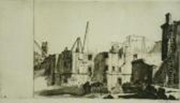 Demolition Of Ayr Prison - view 1