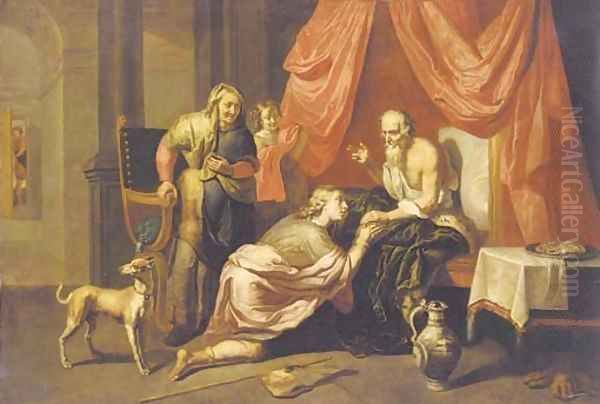 Isaac blessing Jacob 2 - view 1