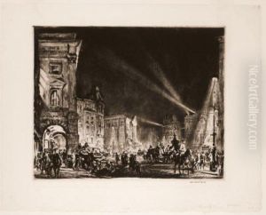 Picadilly Circus (dodgson 332) by Muirhead Bone