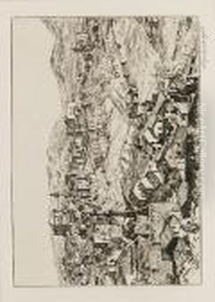 Ronda, Spain From The Hill (campbell Dodgson 411) - view 1
