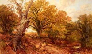 Near Ripley, Surrey by Frederick William Hulme