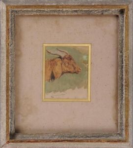Ram's Head by Rosa Bonheur