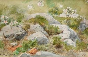 Rochers De Fontainebleau by Rosa Bonheur