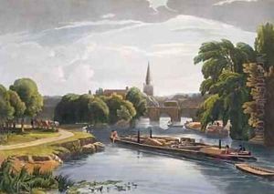 Abingdon Bridge and Church